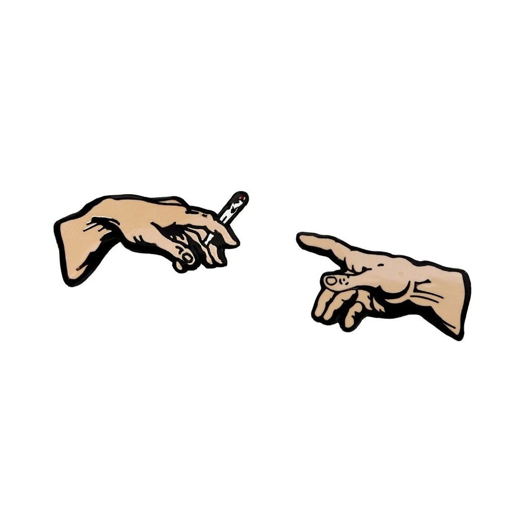 Enamel Pin Custom Lapel The Puff Puff Pass Pin Set - Weed Pins